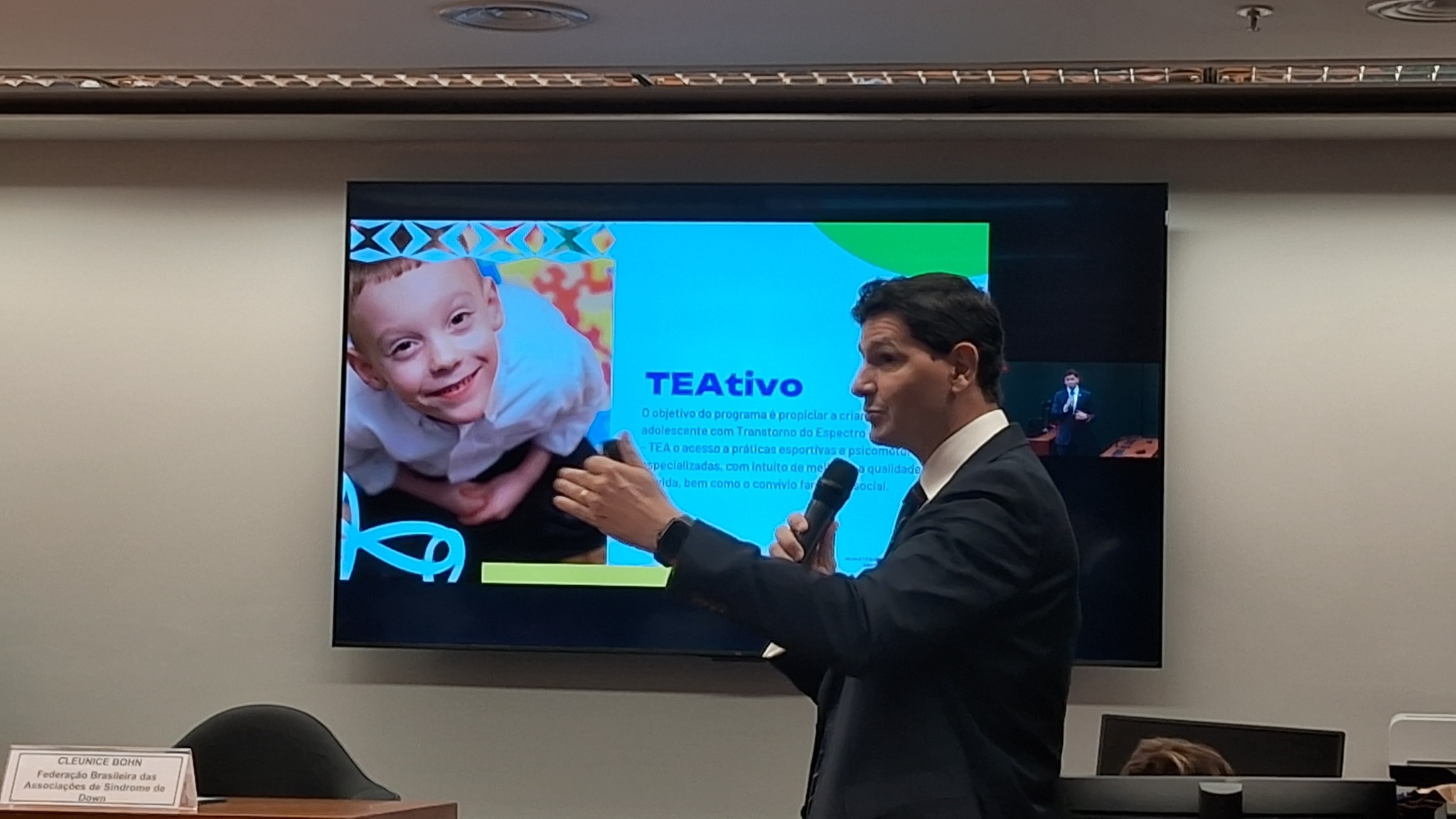 Apresentação do Ministério do Esporte sobre o programa TEAtivo