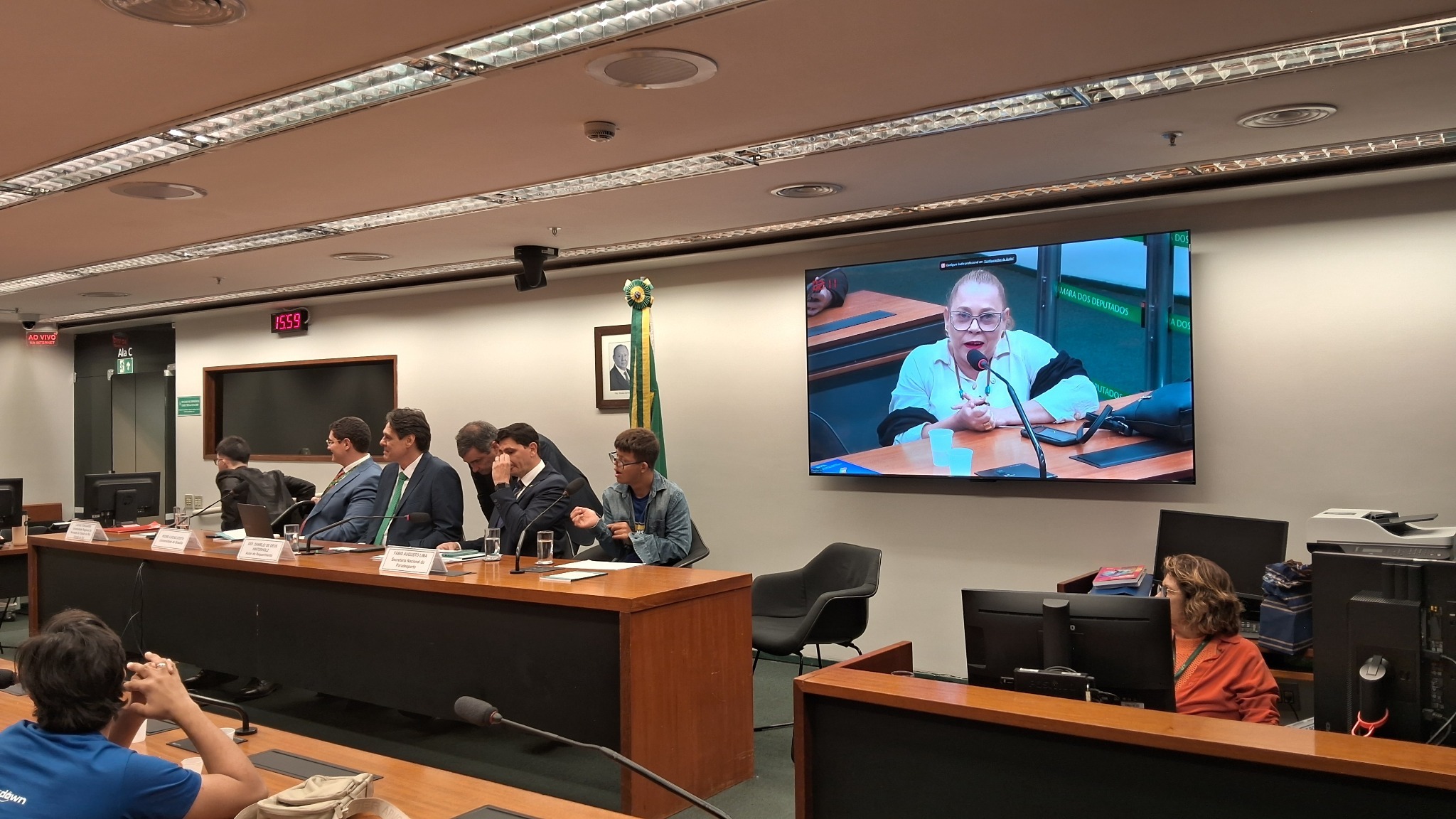 Participação de Rosinha da Adefal na audiência pública